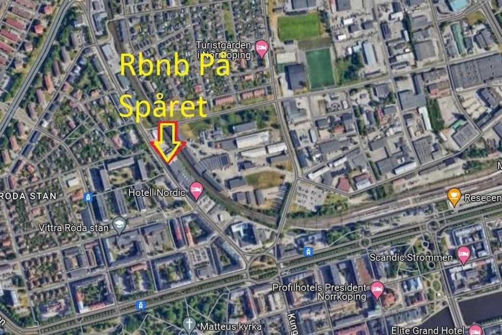 Nr6 Pa Sparet Norrköping Exteriör bild